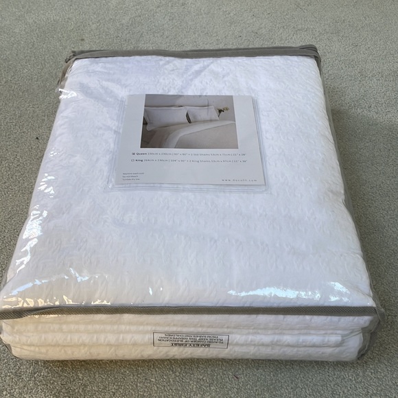 3 piece Duvet Set 100% Cotton Queen - Picture 4 of 5